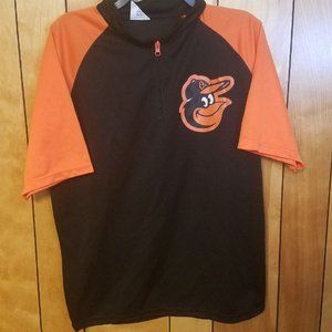 Baltimore Orioles Shirt MED Short Sleeve Logo C4